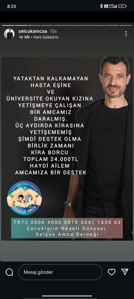 selcuk_amca's tweet photo. Hasta işine ve üniversite okuyan kızına yetişmeye çalışan abimize hep birlikte destek olalım 

#kayseri 
#develi 
#yahyali 
#Turkiye https://t.co/3aXlcNoQYp