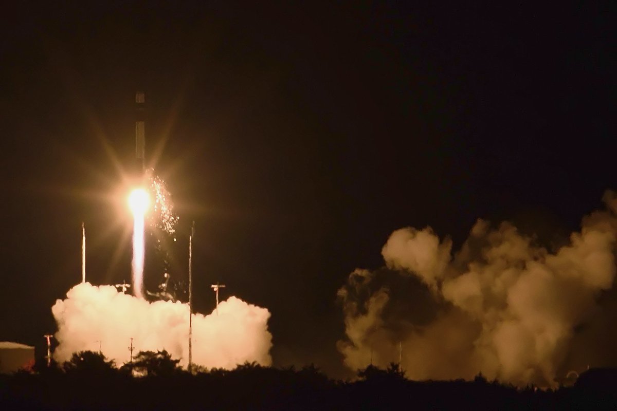 varfee2's tweet photo. Liftoff at 8:28 pm on SEP. 30, 2025 of the #HASTE rocket on its “Justin” mission from the #Wallops
Flight Facility. #RocketLab https://t.co/XVPPoyDtsN