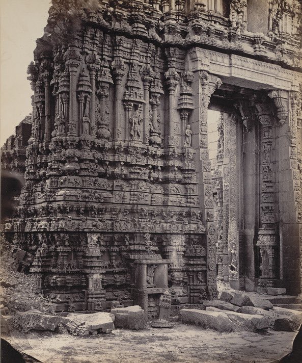 Gateway ruins somewhere in Southern India.