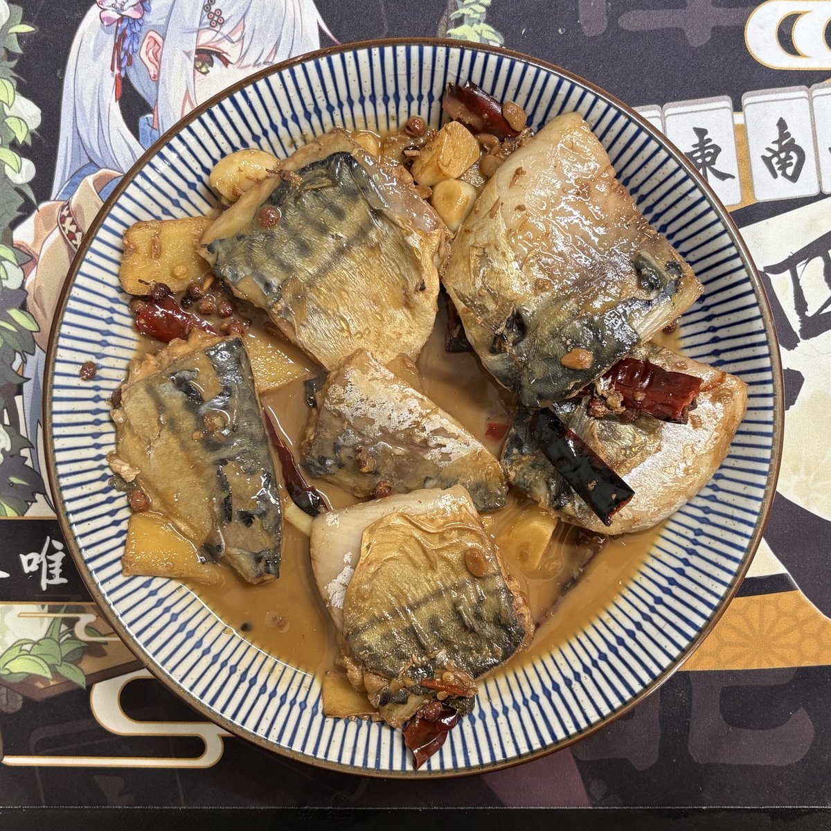 终于闲下来可以做各种各样好吃的了 🥺

先拿个红烧鲭鱼热热身，晚上吃泰式咖喱鸡 🤓