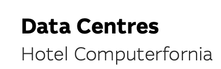 Staring absolutely dazzled at the masterful pun in this Macquarie report today. Hotel Computerfornia