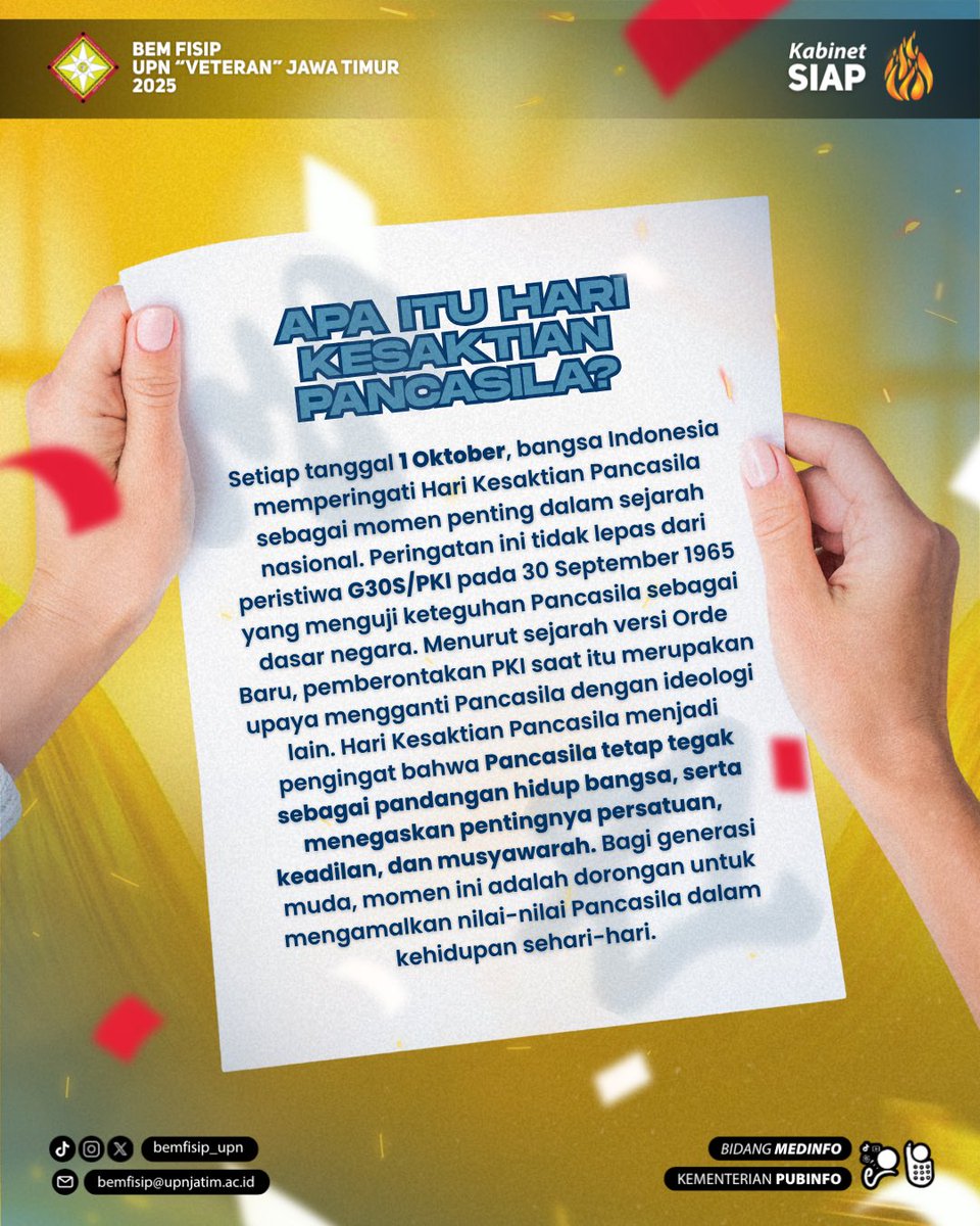 BEM FISIP UPNVJT tweet media