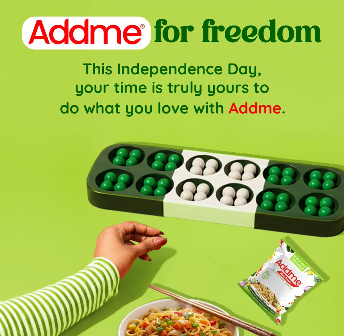 addmenigeria's tweet image. Freedom begins with having more time for the things you love with Addme. 

…so get ready to show off the things you love. Happy Independence Day 💚

#Addme #TheFinalTouchDone #AddmeForThingsYouLuv #IndependenceDay #Addmeandchill