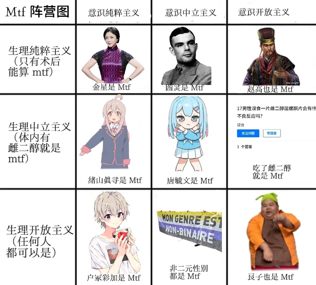 theforeveriris's tweet image. 最近有很多人讨论 MtF 的定义(´･_･`)
窝也来凑个热闹