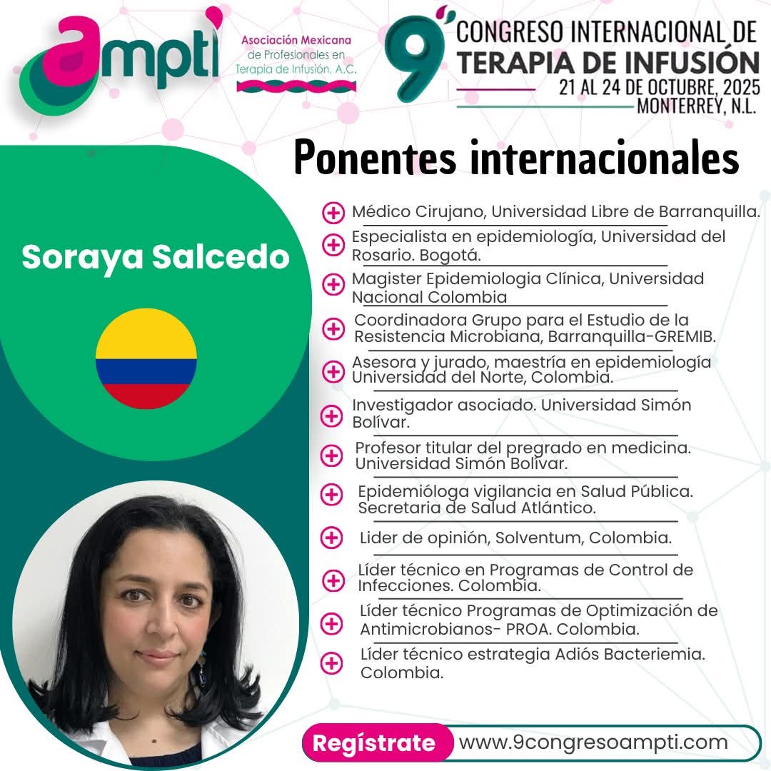 ¿Ya te inscribiste al 9° Congreso de #AMPTI? ¡No puedes perdértelo! Te compartimos los ponentes Internacionales que nos acompañarán, ¡TE ESPERAMOS!
9congresoampti.com