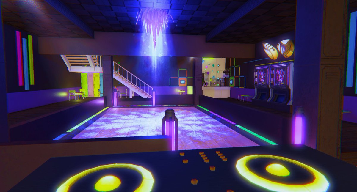 #76
(M)
Dynamis, Marilith LB W30 P21

  how cool is this! a solution 9 style skating rink with lots of neons B) 

#ffxiv #ff14 #ffxivhousing #ff14housing #hgxiv #housingeden