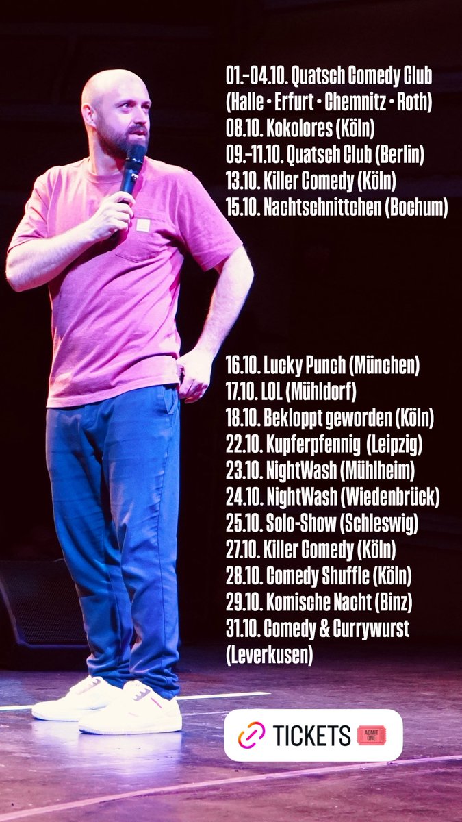 OKTOBER 🎤 tobi-Freudenthal.de