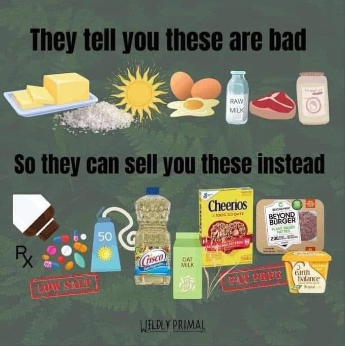 pavelmacek's tweet image. "If it was around in caveman times, you can eat it. If man made it, don't eat it.  If you can cut its head off or pluck it from the ground, it's probably good to go. If it's neon blue and comes in a bag or box, or is a Pop Tart, it's probably not great." – Nate Miyaki 

#realfood