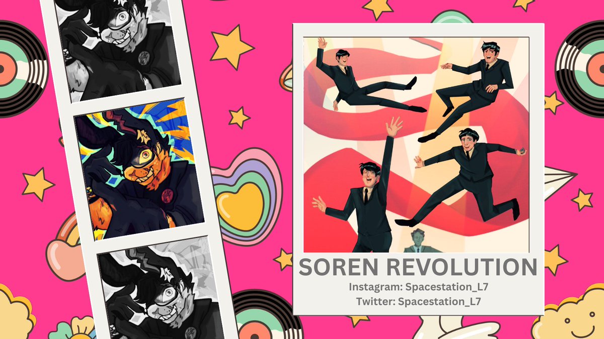 🎸ARTIST SPOTLIGHT🥁

Coming up next on our artist line-up is Soren Revolution!

🎶 Instagram: @/spacestation_l7 
🎶 Twitter: <a href="/Spacestation_L7/">Soren ⭐⚡ CF21 (K-56b BOTH DAYS)</a> 

🎤 “Favorite Beatles song: "Strawberry Fields Forever"
Favorite Beatle: Ringo Starr!! :D”