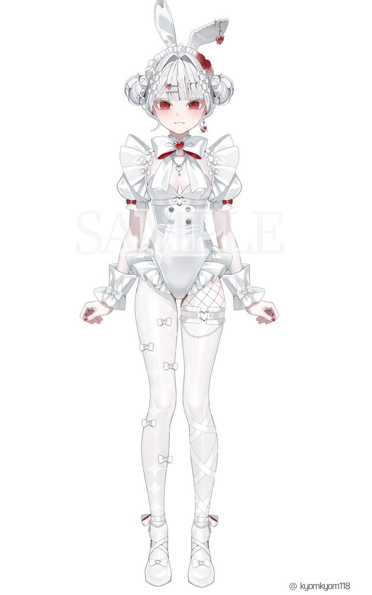 kyomkyom118's tweet image. 依頼サンプル用に描いた架空VTuber
#LIVE2d  #LIVE2D依頼