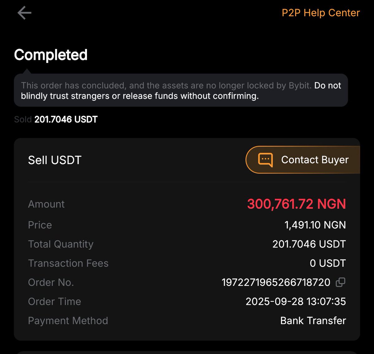 plusvbs's tweet image. I’ve always had a great experience using Bybit P2P.
It’s fast, secure, and super reliable. All my transactions been smooth, and I always find trusted traders at good rates. 
Definitely my go-to platform for P2P trading! 🚀✨ #BybitP2P #Bybit