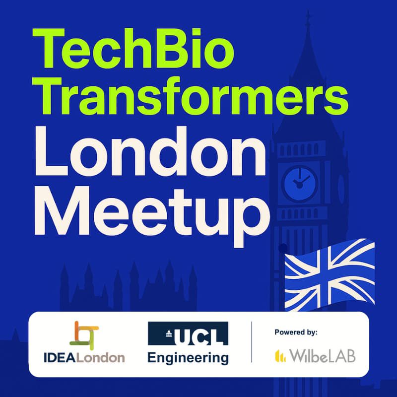 Our next techbio meetup is in London! Come hang out with us on October 16th. Hosted by regional leads <a href="/subaita_rahman/">Subaita</a> and <a href="/heyitsbasu/">Sreejana Basu</a>. And in collaboration with IDEALondon, WilbeLAB and UCL. RSVP in comments👇