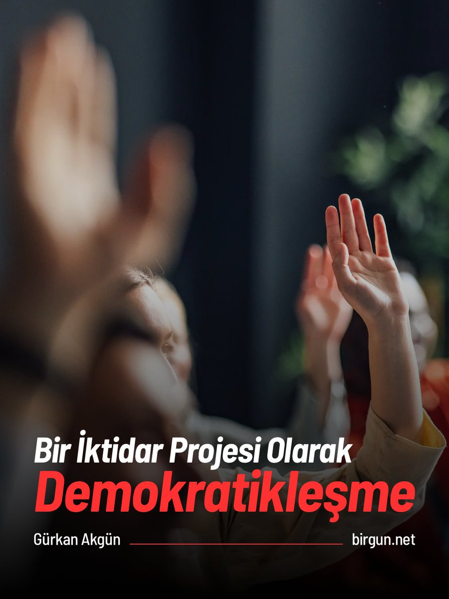 “Bizi nefessiz, geleceksiz, neşesiz bırakmaya hararetli bir gayretkeşlik gösteren bir iktidar biçimine karşı başka türlü ne koyacağımız üzerine daha çok düşünmemiz gerekiyor: “Yahu milletin derdi demokrasi falan değil.” demeden düşünmemiz, tartışmamız, üretmemiz gerekiyor. 
….