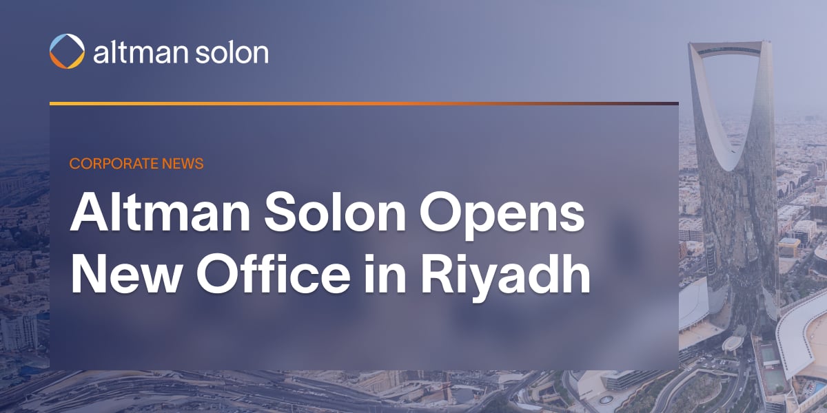 We’ve partnered with clients across the Middle East for years, and now we’re on the ground.
📍Our new Riyadh office puts us closer to the people and priorities shaping the region’s TMT future.
Learn more: altmnsol.co/3INQoHY
#Riyadh #TMT #Vision2030 #AltmanSolon