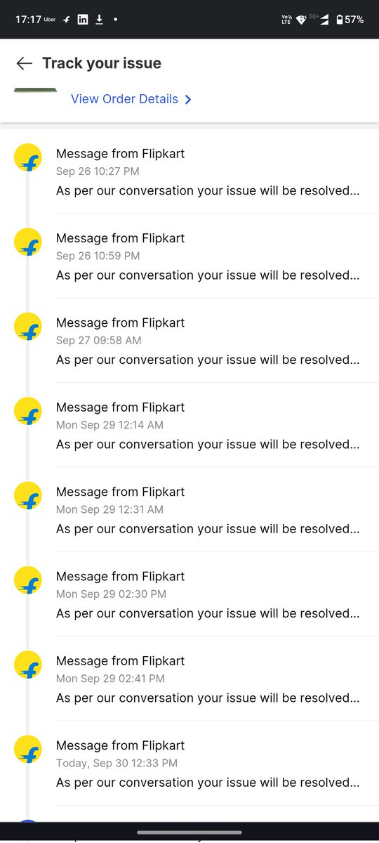 kundanreym036's tweet photo. Hi @Flipkart @FlipkartSupport, my order OD33........ has been delayed for days with false timelines &amp; misleading updates (calls vs SMS differ). Need urgent resolution &amp; confirmed delivery today. #Flipkart #CustomerService #ConsumerRights https://t.co/2T7xT3fFHg