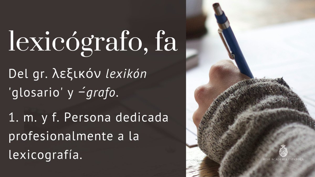 #PalabraDelDía | lexicógrafo, fa

La lexicografía es la técnica de hacer diccionarios o la parte de la lingüística que estudia los diccionarios y su técnica. Aquí pueden conocer la Escuela de Lexicografía Hispánica de la RAE y la ASALE: ow.ly/zr4150X0K1a.