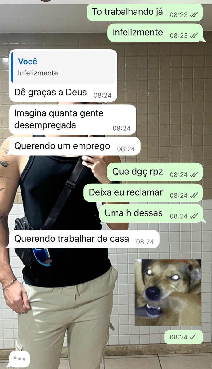 Rapaz, a pessoa não poder nem reclamar é uma dgç viu