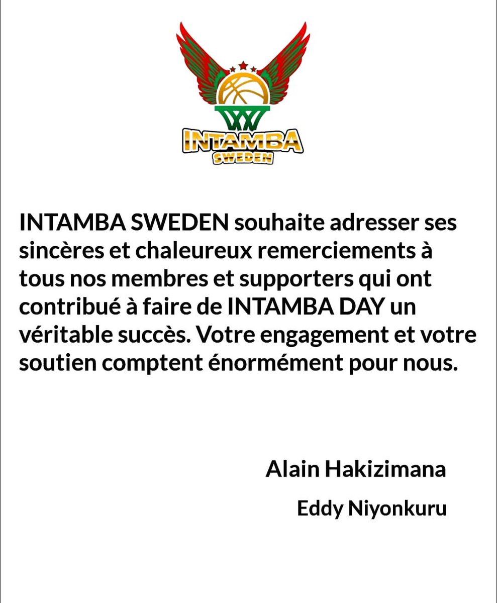 INTAMBA SWEDEN tweet media