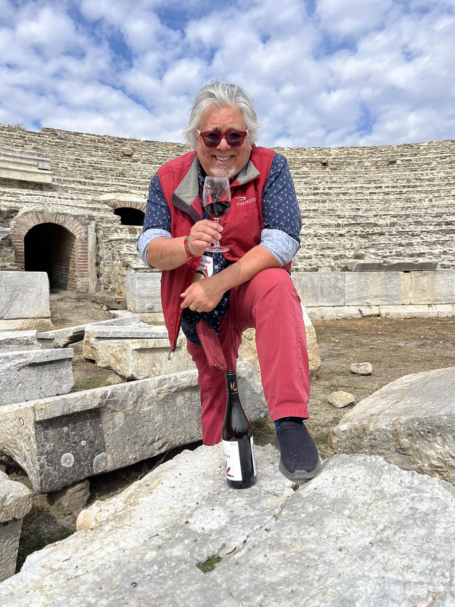 #stobi sip by sip in the ancient ruins #macedonianorth today ! #vranecfest