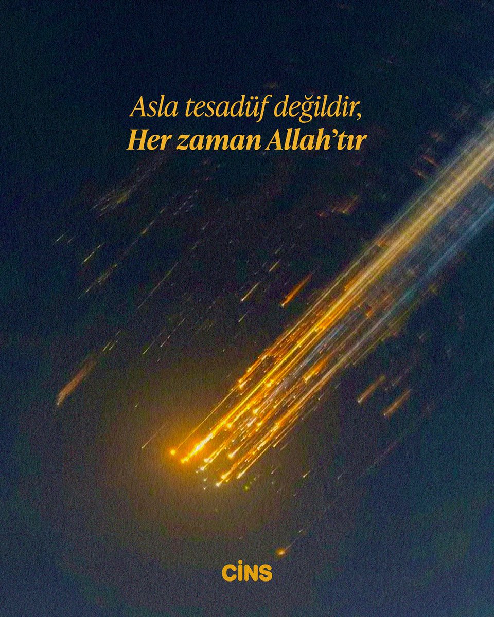 Tesadüf gibi görünen her şey, aslında rahmetin ve hikmetin bir parçasıdır. Hatırla: Asla tesadüf değildir, her zaman Allah'tır🌌✨