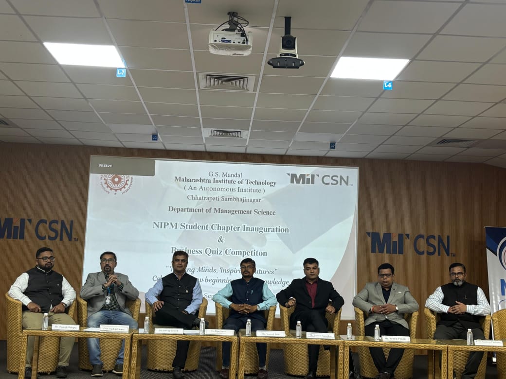 MIT_Updates's tweet image. Our Department of Management Science successfully inaugurated the NIPM (National Institute of Personnel Management) Student Chapter on September 27, 2025, at Anand Hall. #mit_csn #HRmanagement #peoplefirst #nipm