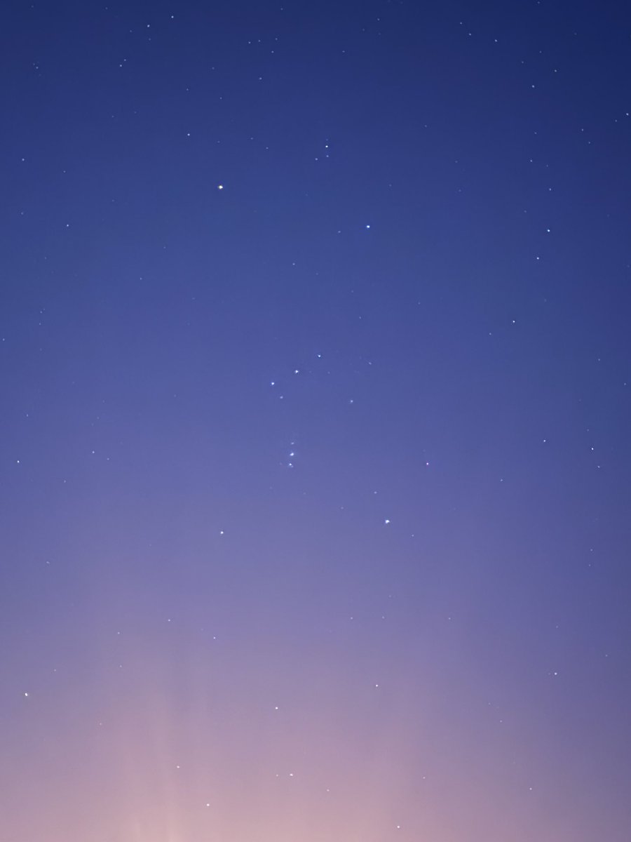chasrabesh's tweet photo. Get out there this week! The stars ⭐️ 
#orionsbelt https://t.co/PLPw0r2mx9