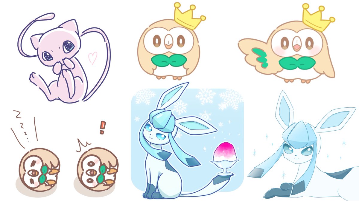 Rira_mel's tweet image. 9月に描いたものたち