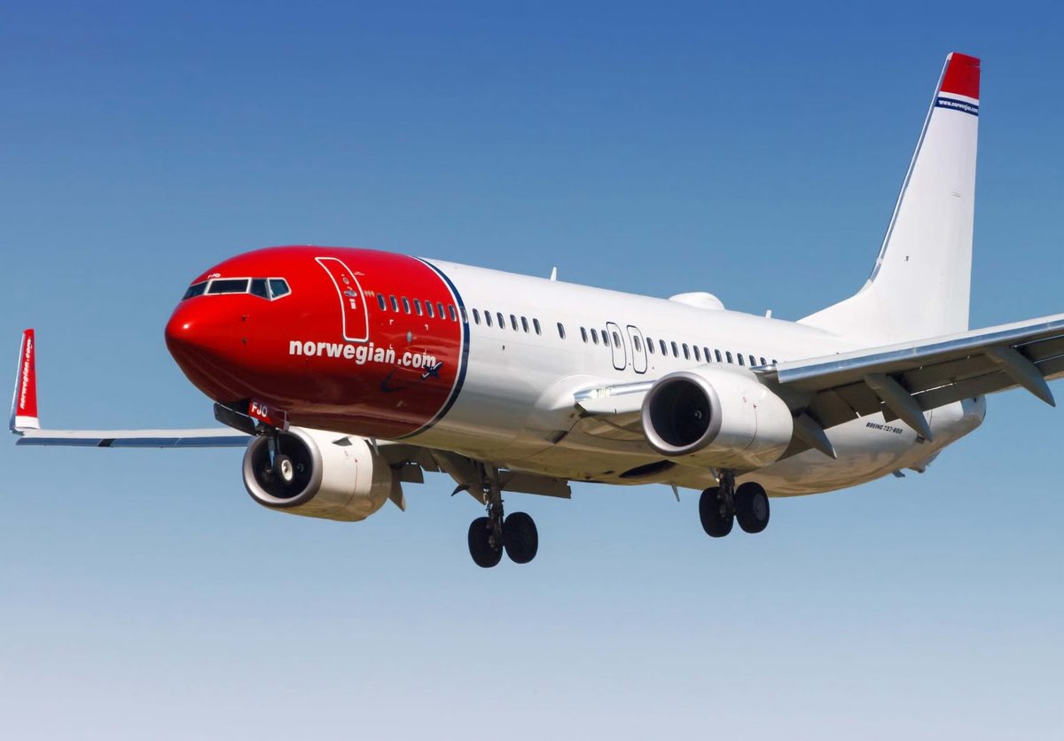 ⚠️🇩🇰 Norwegian operará una nueva ruta entre Barcelona y Billund (Dinamarca)👇 

📆 Del 1 de abril de 2026 al 24 de octubre de 2026.

🗓 2 vuelos semanales (—3–6-).

✈️ Operada con Boeing 737-800 de 189 plazas.