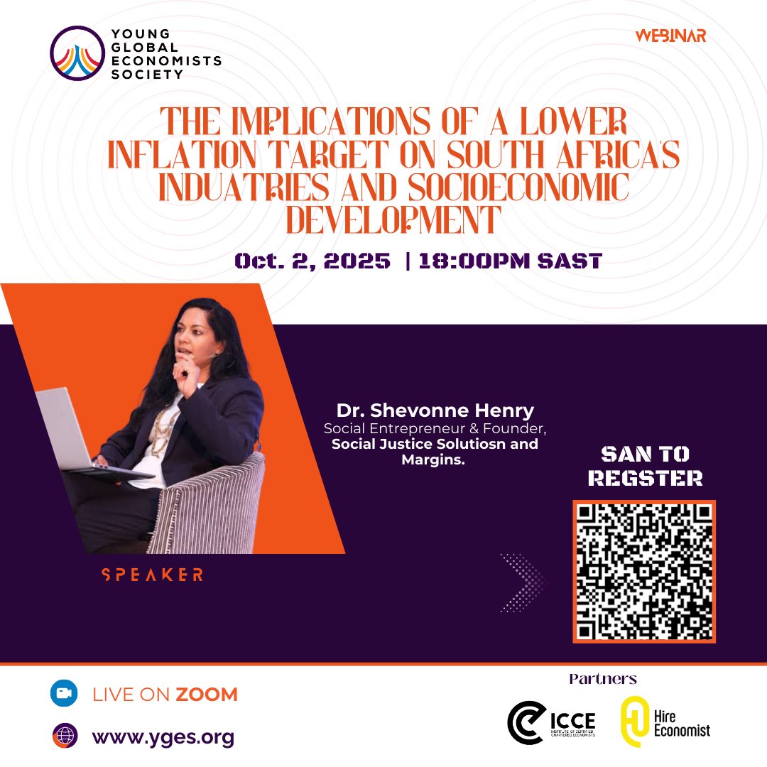 icce_official's tweet photo. 𝐖𝐡𝐚𝐭 𝐝𝐨𝐞𝐬 𝐚 𝐥𝐨𝐰𝐞𝐫 𝐢𝐧𝐟𝐥𝐚𝐭𝐢𝐨𝐧 𝐭𝐚𝐫𝐠𝐞𝐭 𝐦𝐞𝐚𝐧 𝐟𝐨𝐫 𝐒𝐨𝐮𝐭𝐡 𝐀𝐟𝐫𝐢𝐜𝐚’𝐬 𝐟𝐮𝐭𝐮𝐫𝐞? @icce_official
🔗 𝐑𝐞𝐠𝐢𝐬𝐭𝐞𝐫 𝐍𝐨𝐰: https://t.co/iM0pL3Gvhh
#SouthAfrica #InflationTarget #EconomicDevelopment #IndustrialGrowth #icce https://t.co/ziy841L4hB