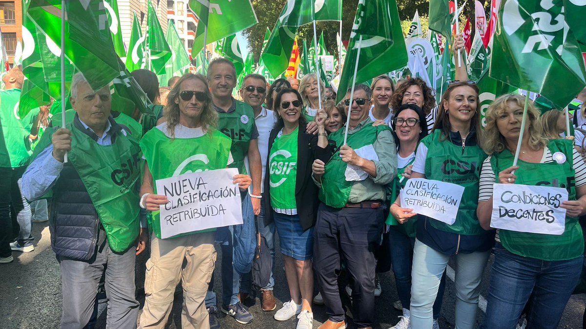 ¡Estatuto Marco YA!

Exigimos
➡️ Retribuciones justas que acompañen a la nueva clasificación
➡️ Jornada de 35 horas
➡️ Derecho a la jubilación anticipada
➡️ Jornadas reguladas, realistas y saludables.

#EstatutoParaAvanzar