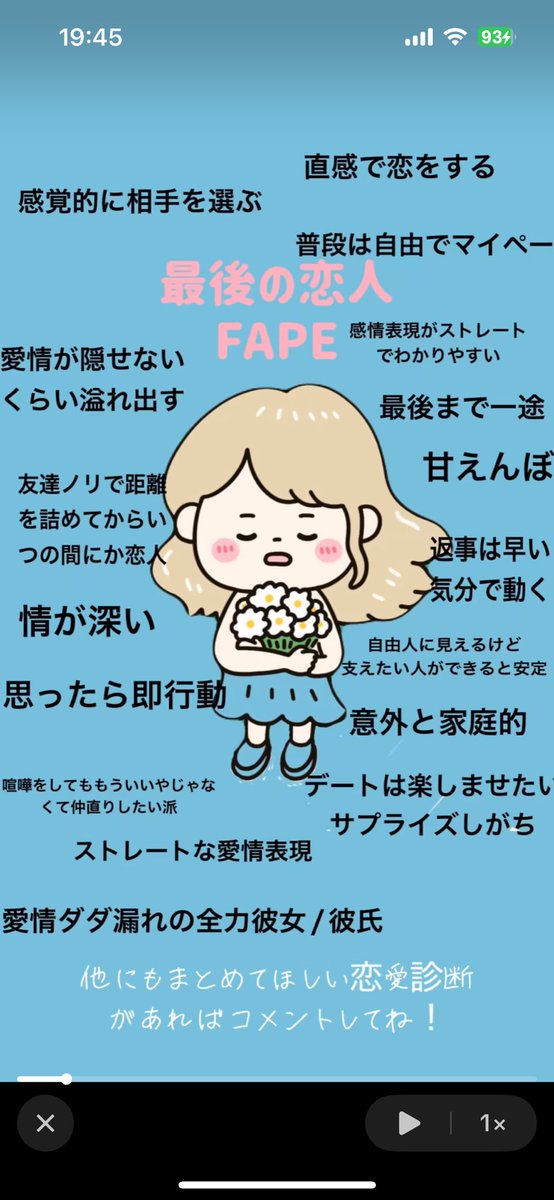 seirin884's tweet photo. 全部当てはまってて、面白い🤣
診断系舐めてた https://t.co/HQn0qfqt8p