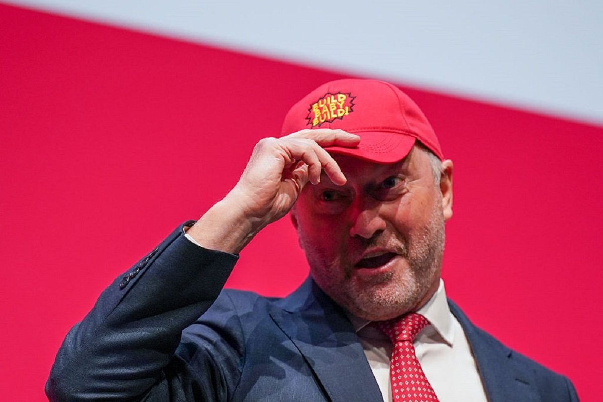 Housing secretary Steve Reed was pictured at this week's Labour Party conference wearing a cap emblazoned with his "build, baby, build" catchphrase

Will the catchphrase catch on in the planning and development sectors?