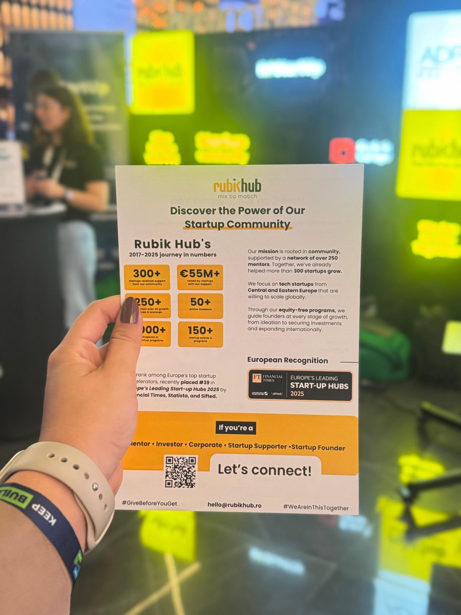 rubikhub's tweet image. The energy at @how_to_web! ⚡💛

#startupconference #startups