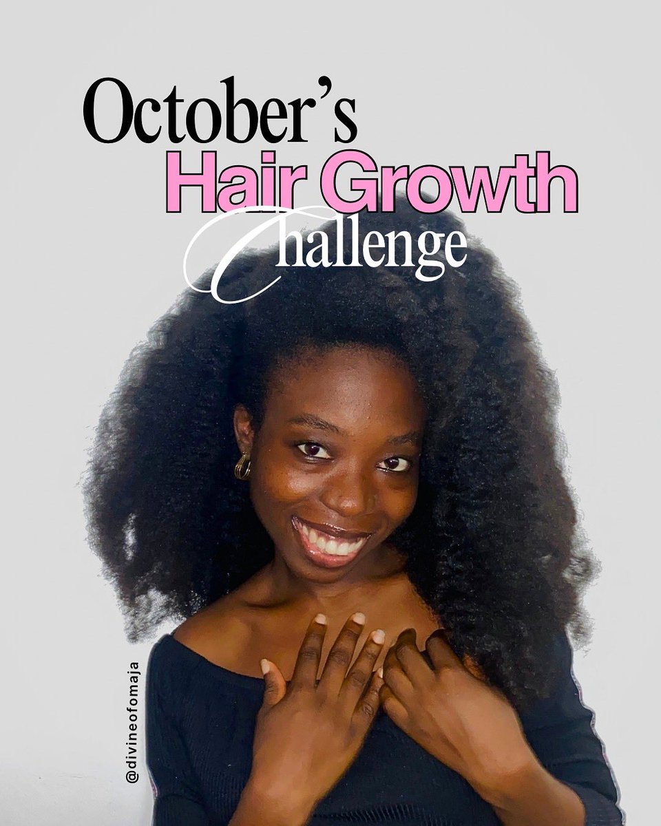 divineofomaja's tweet photo. 👇🏽
✨ 90 Days Climax Hair growth Challenge ✨
We’re entering the Oct–Dec Climax Hair Growth Challenge

3 months of consistency, healthy routines and intentional care to help you grow your hair longer, stronger and fuller before the year ends! https://t.co/85YK4fGN3m
