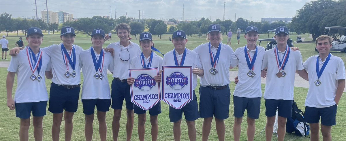 Congrats to both #PTF guys teams, winning each division of the <a href="/TAPPSGolf/">TAPPSGolf</a> Match play championship. Eight guys also took home all tournament honors.  <a href="/CoachBeck_PTF/">Coach Aaron Beck</a> <a href="/asesftw/">All Saints' Episcopal School</a>  <a href="/PTFAthletics/">All Saints' Athletes</a>