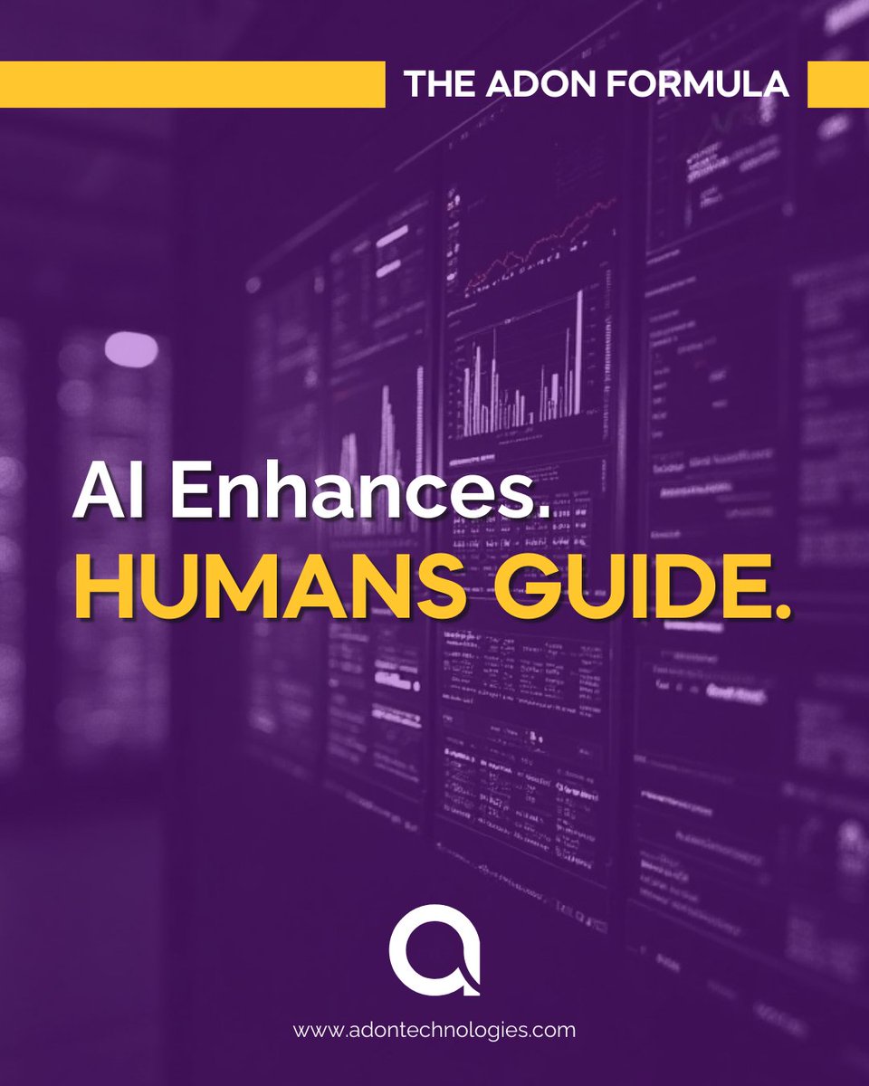 Adon_tech's tweet image. At Adon, we build intelligent systems, but we don’t forget the human. Strategy, empathy, and creative insight still guide every major decision.
#HumansAndTech #SmartDecisions #googleads #performancemarketing #HumanFirstMarketing #AIAssistedGrowth #BalancedStrategy