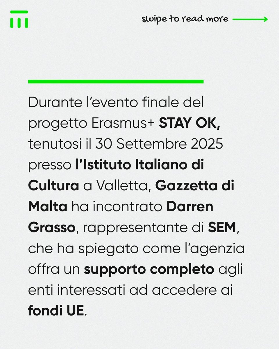 cciemalta's tweet photo. @servizziewropej aiuta Malta a trasformare i bandi UE in vere opportunità per enti pubblici e privati. 

👉Leggi l'articolo completo https://t.co/lj5mdYkjbV https://t.co/CykULsYOCQ