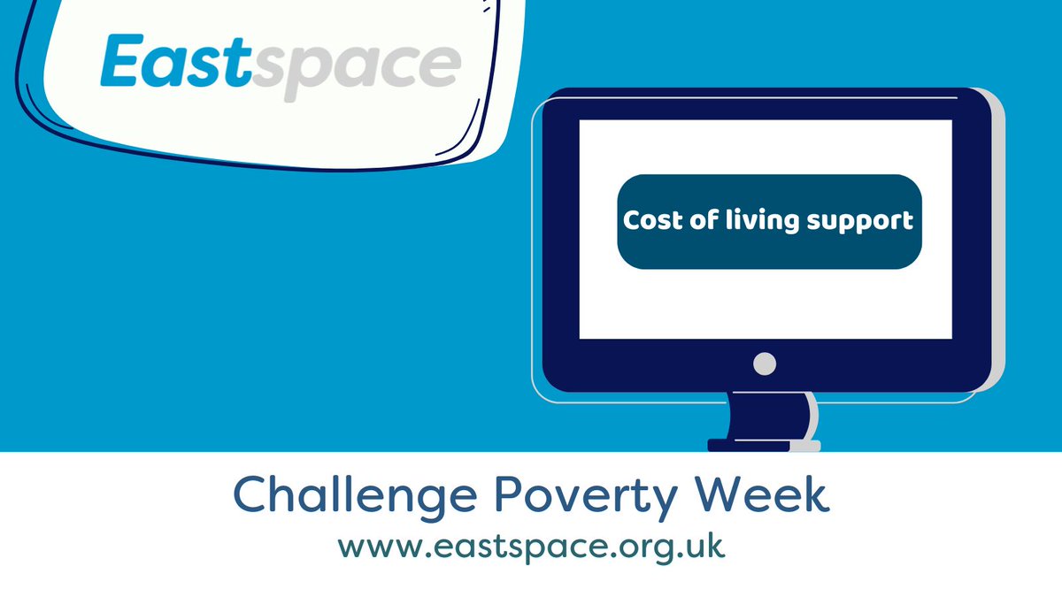 Challenge Poverty Week is an opportunity to unite with others and raise our voices against poverty📢

Financial hardship doesn’t just affect wallets—it affects wellbeing too.

Find support in East Lothian:
eastspace.org.uk/self-help/cost…