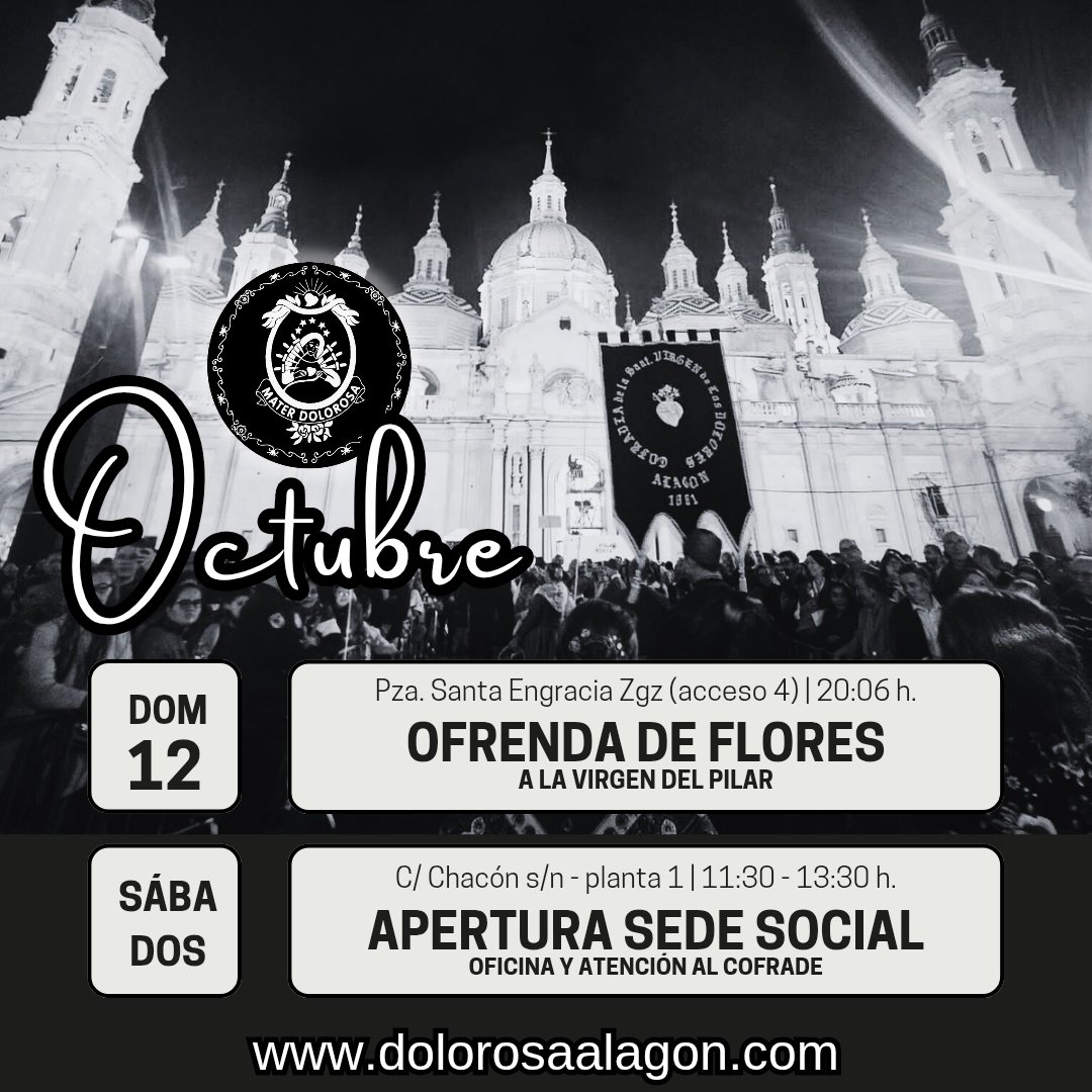 dolorosaalagon's tweet photo. ⚫🗓️ Octubre ⚫

#DolorosaAlagon🖤🗡️ https://t.co/AuKbHKWrQ0
