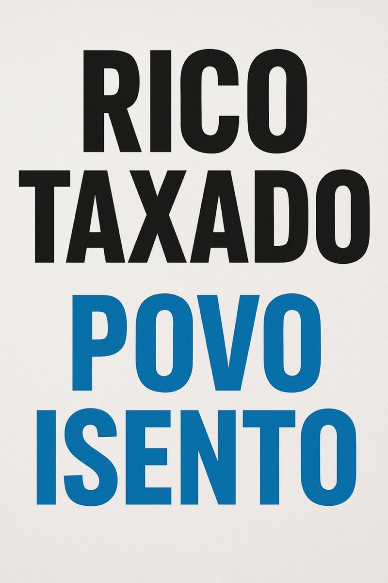🚩🚩🚩
IMPOSTO ZERO
TAXAÇÃO BBB
BRASIL JUSTO
POVO ISENTO
RICO TAXADO 
LIRA PROTEGE BILIONÁRIOS

<a href="/HugoMottaPB/">Hugo Motta</a> <a href="/davialcolumbre/">Davi Alcolumbre</a> <a href="/ArthurLira_/">Arthur Lira</a>