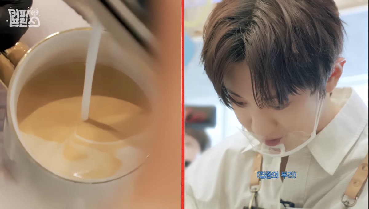 republichanyeol's tweet photo. Chanyeol’s latte art. 

It was supposed to be a heart, but since it’s his first try, who needs a heart when you can make an aorta instead? https://t.co/hlZbmgKT9H