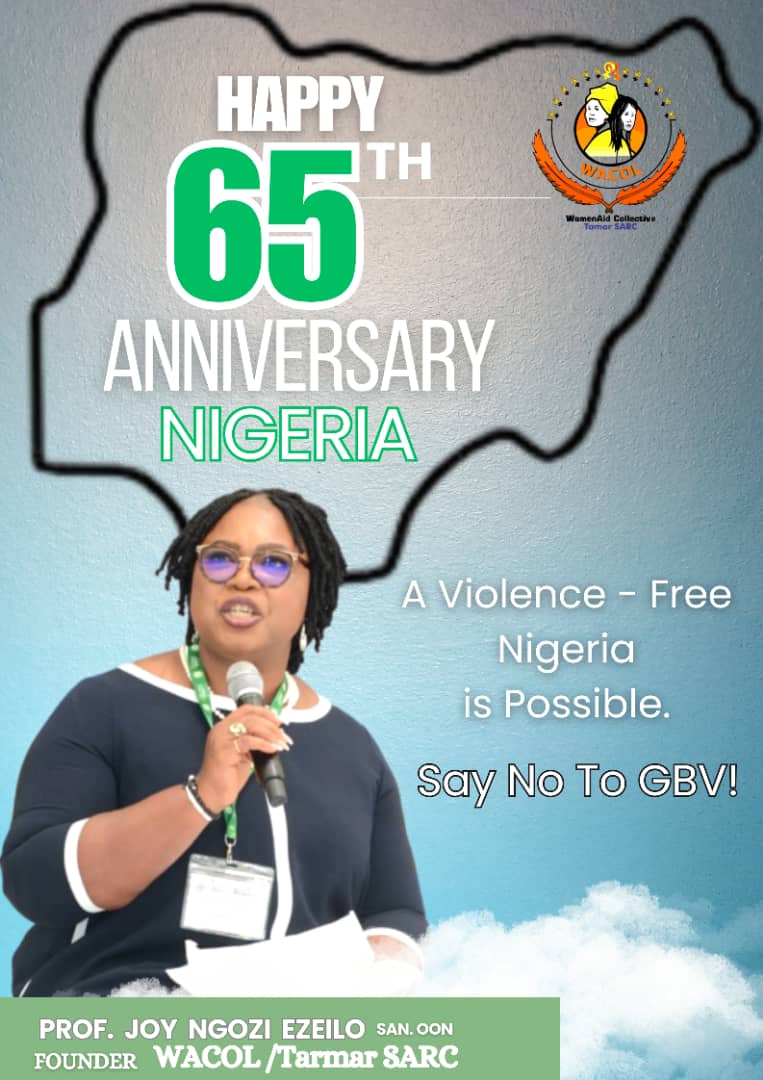 Happy independence Nigeria 🎉🎉🎉.
Indeed, a violence-free Nigeria is possible. #EndGBV now!
#EndVAWG now!