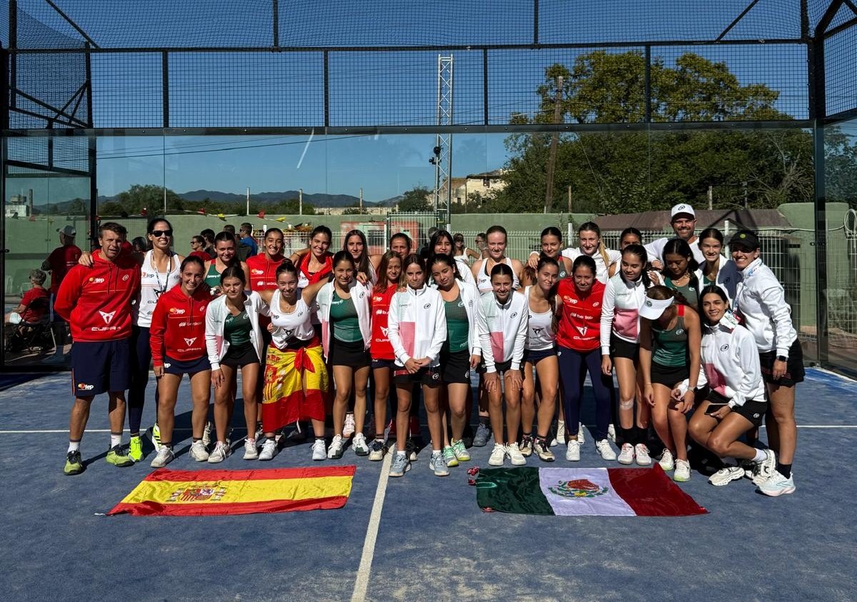 🏆Fip Junior World Cup <a href="/padelfip/">FIP - International Padel Federation</a> 
3ª Jornada Fase Grupos femeninos:
🇪🇦España 3 - 🇲🇽México 0
Nos clasificamos como primeras de grupo💪