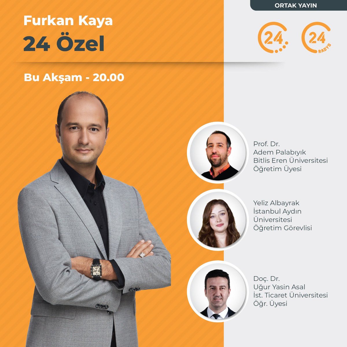 Doç. Dr. Uğur Yasin Asal (@uguryasinasal) on Twitter photo ABD Başkanı Donald Trump’ın Gazze planını bu akşam 20.00’da 24 TV canlı yayınında değerlendireceğiz.
<a href="/YelizAlbayrak3/">Yeliz Albayrak</a> <a href="/kayafurkan/">Furkan Kaya</a> ABD Başkanı Donald Trump’ın Gazze planını bu akşam 20.00’da 24 TV canlı yayınında değerlendireceğiz.
<a href="/YelizAlbayrak3/">Yeliz Albayrak</a> <a href="/kayafurkan/">Furkan Kaya</a>