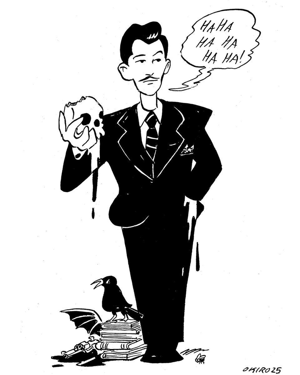 okiroweirdvisio's tweet photo. Inktober 2025 - Day 1. Mustache (Vincent Price)

#comics #manga #art #illustration #retro #vintage #drawing #inktober #inktober2025 https://t.co/YCAafZ2HdE