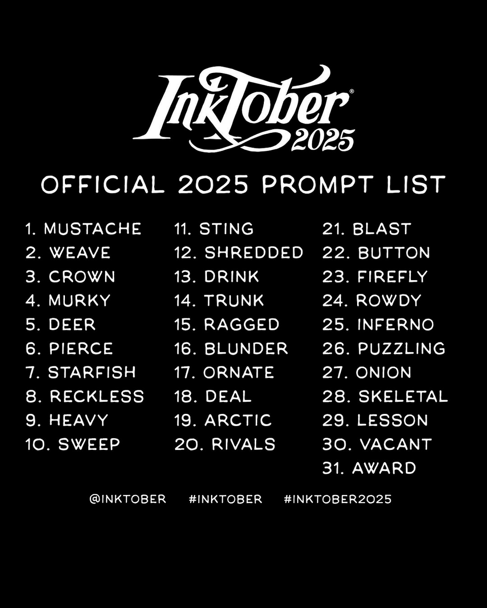okiroweirdvisio's tweet photo. Inktober 2025 - Day 1. Mustache (Vincent Price)

#comics #manga #art #illustration #retro #vintage #drawing #inktober #inktober2025 https://t.co/YCAafZ2HdE