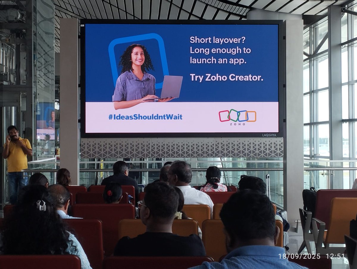 ZohoCreator's tweet image. If our ads meet you on your journey, know this: they represent more than just a campaign.   
They tell the story of an Indian-built platform enabling businesses everywhere to turn ideas into apps faster than ever.  

Proudly #MadeInIndia, made for the world. Try Zoho Creator:…