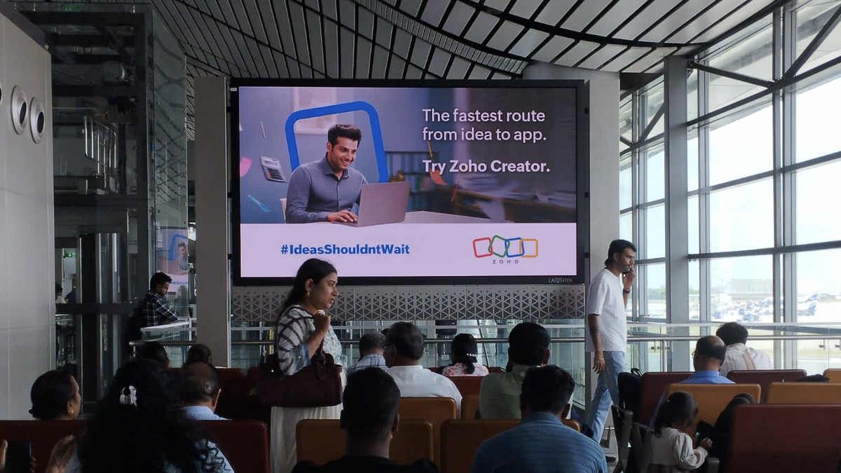 ZohoCreator's tweet image. If our ads meet you on your journey, know this: they represent more than just a campaign.   
They tell the story of an Indian-built platform enabling businesses everywhere to turn ideas into apps faster than ever.  

Proudly #MadeInIndia, made for the world. Try Zoho Creator:…