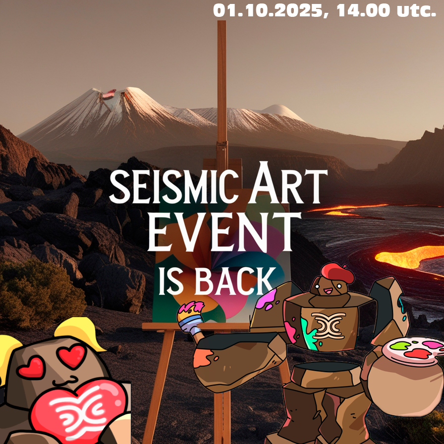 margor2084's tweet photo. Gmic.
Draw with Rocky. The Art Event is Back!
To join, just be in the @SeismicSys  discord stage channel at the event time. 01.10.25, 14.00 utc.
https://t.co/bvfWCk2OIa
@tomjke @ElijahCrypted #SeismicActivity https://t.co/USBucoBhJN
