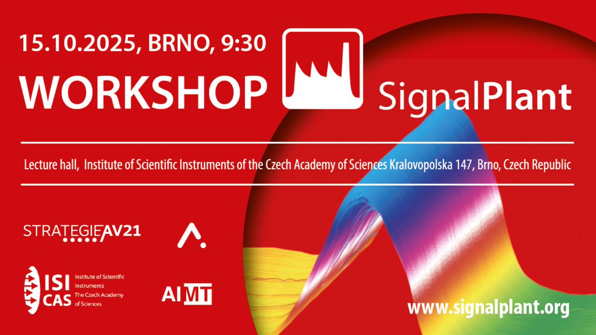 AIMT (@aimt_lab) on Twitter photo Join us for a full-day workshop showcasing SignalPlant, our freely available software for advanced signal analysis!
🪙Price: Workshop is free of charge, but registration is required.
Register and see the preliminary program here: medisig.com/signalplant/wo… Join us for a full-day workshop showcasing SignalPlant, our freely available software for advanced signal analysis!
🪙Price: Workshop is free of charge, but registration is required.
Register and see the preliminary program here: medisig.com/signalplant/wo…